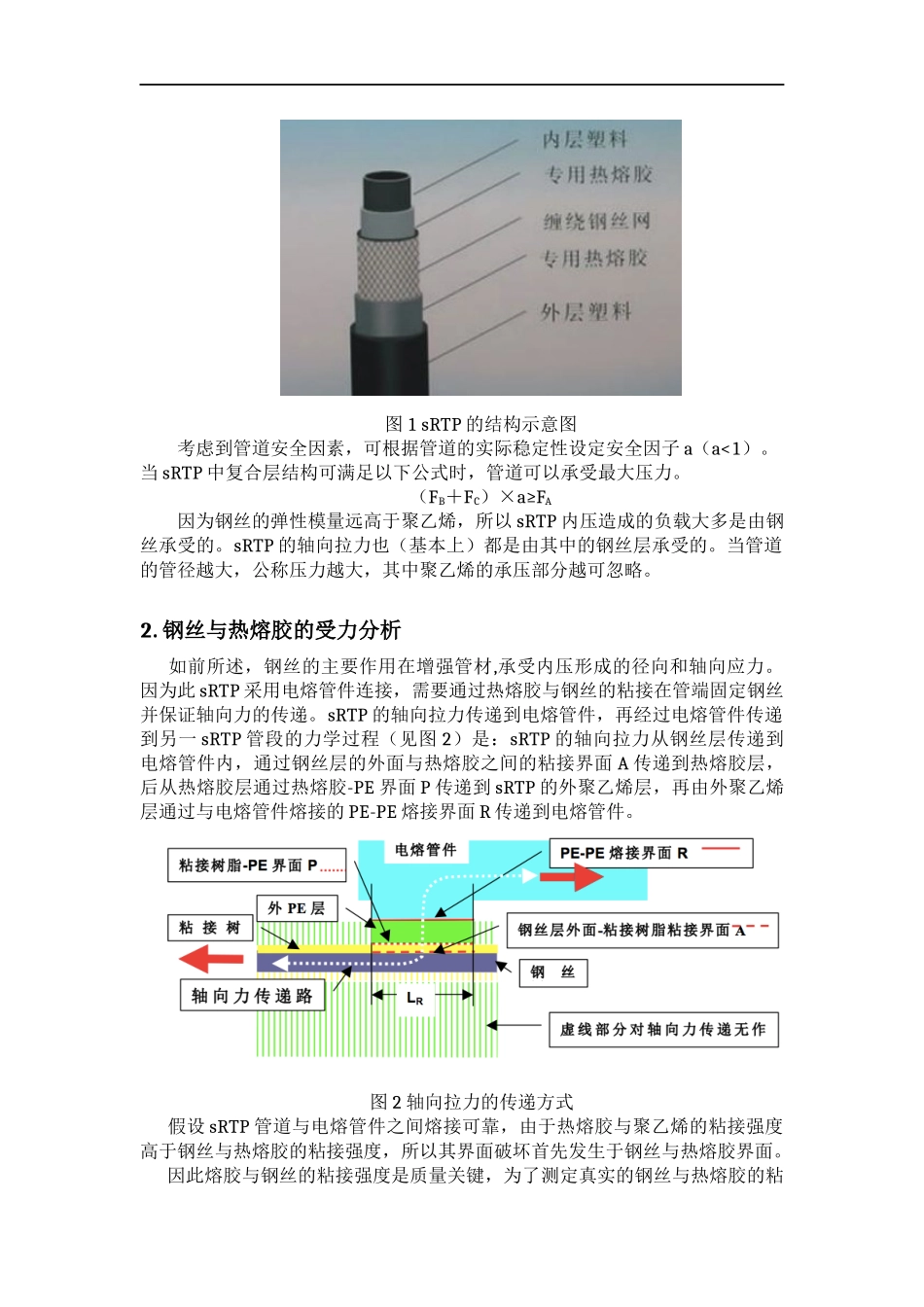 热熔胶对钢丝网骨架塑料(聚乙烯)复合管道的影响.docx_第2页