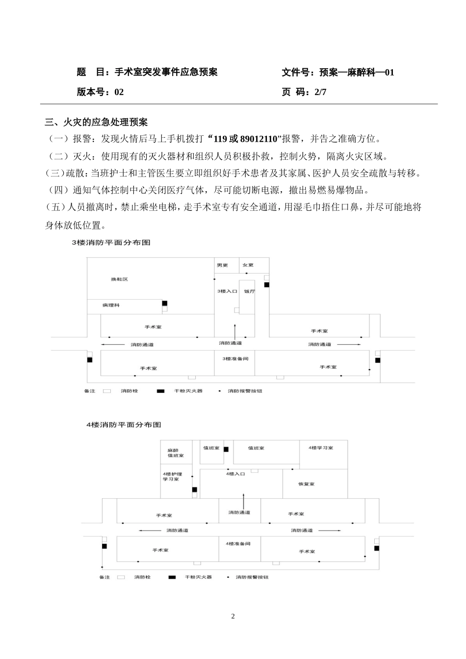 手术室突发事件应急预案.doc_第2页