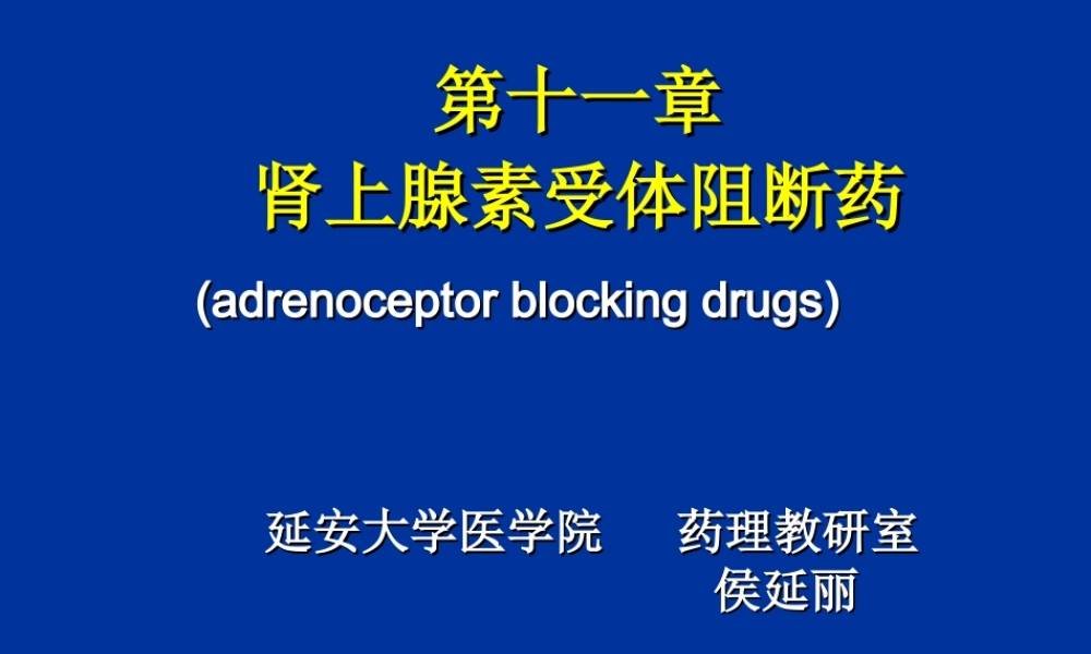 受体阻断药.ppt