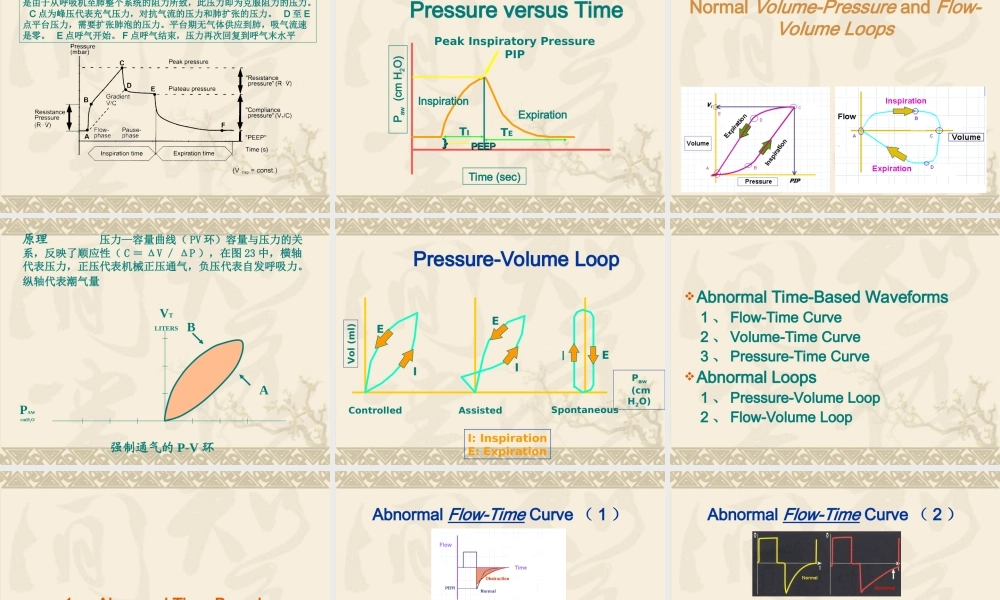 呼吸波形及环图分析.ppt