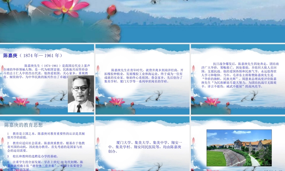 嘉庚精神代代传分析.ppt