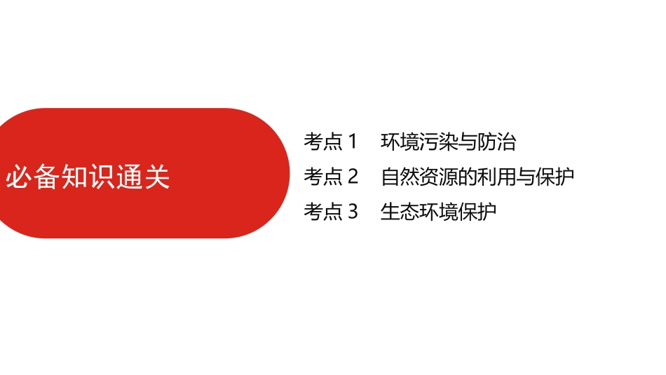 全国通用高中地理一轮复习第二十二单元 环境保护课件.pptx_第3页