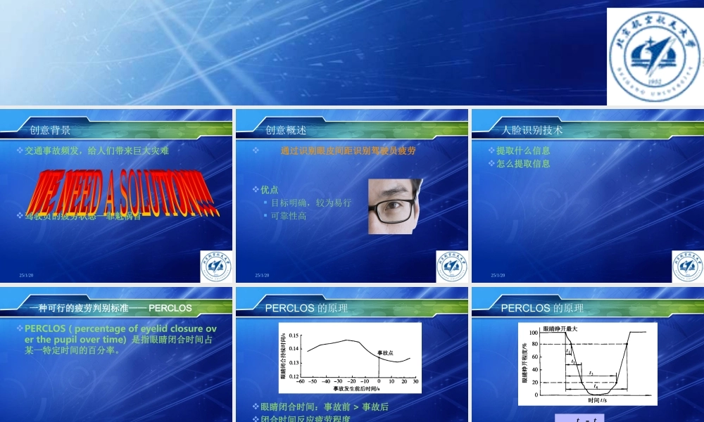 基于眼皮间距识别的驾驶员疲劳判别法.ppt