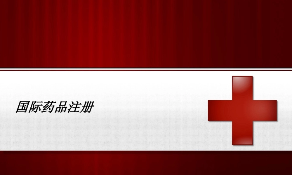 国际药品注册(美国和欧洲)资料.ppt
