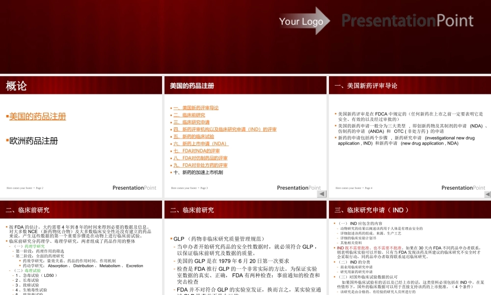 国际药品注册(美国和欧洲)资料.ppt