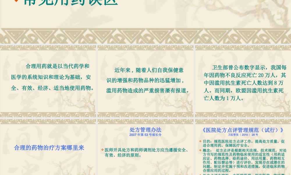 合理用药讲座.ppt