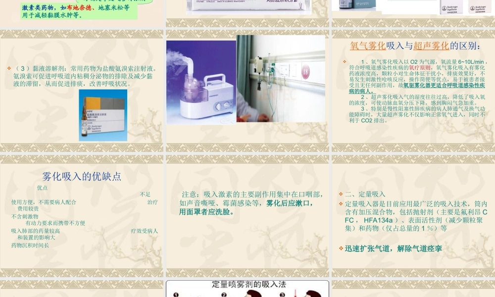 呼吸系统吸入用药.ppt