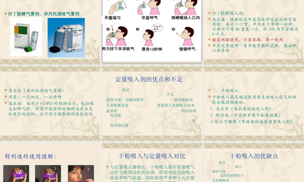 呼吸系统吸入用药.ppt