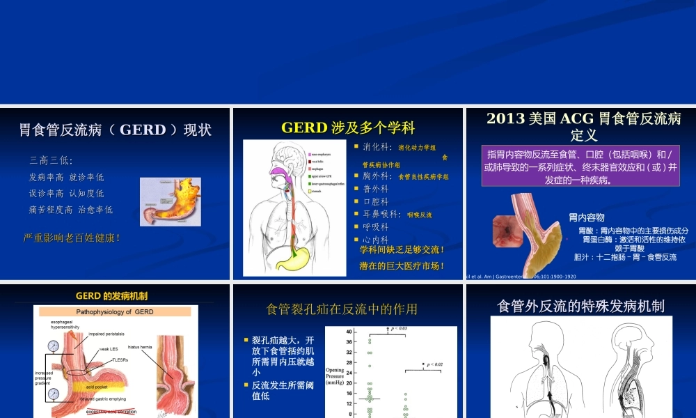 国内胃食管反流病诊疗现状和进展...吴继敏.ppt