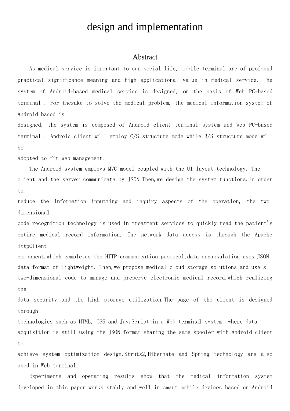 基于Android的医院预约挂号系统.doc_第2页