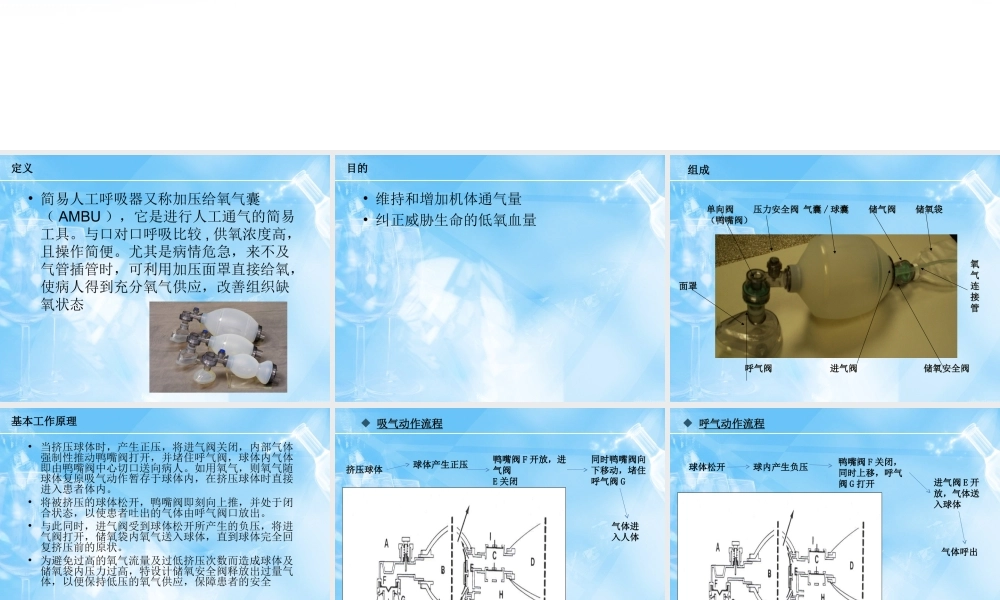 呼吸气囊的使用.ppt