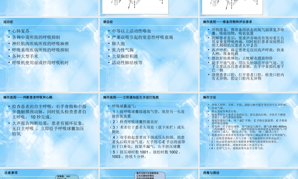 呼吸气囊的使用.ppt