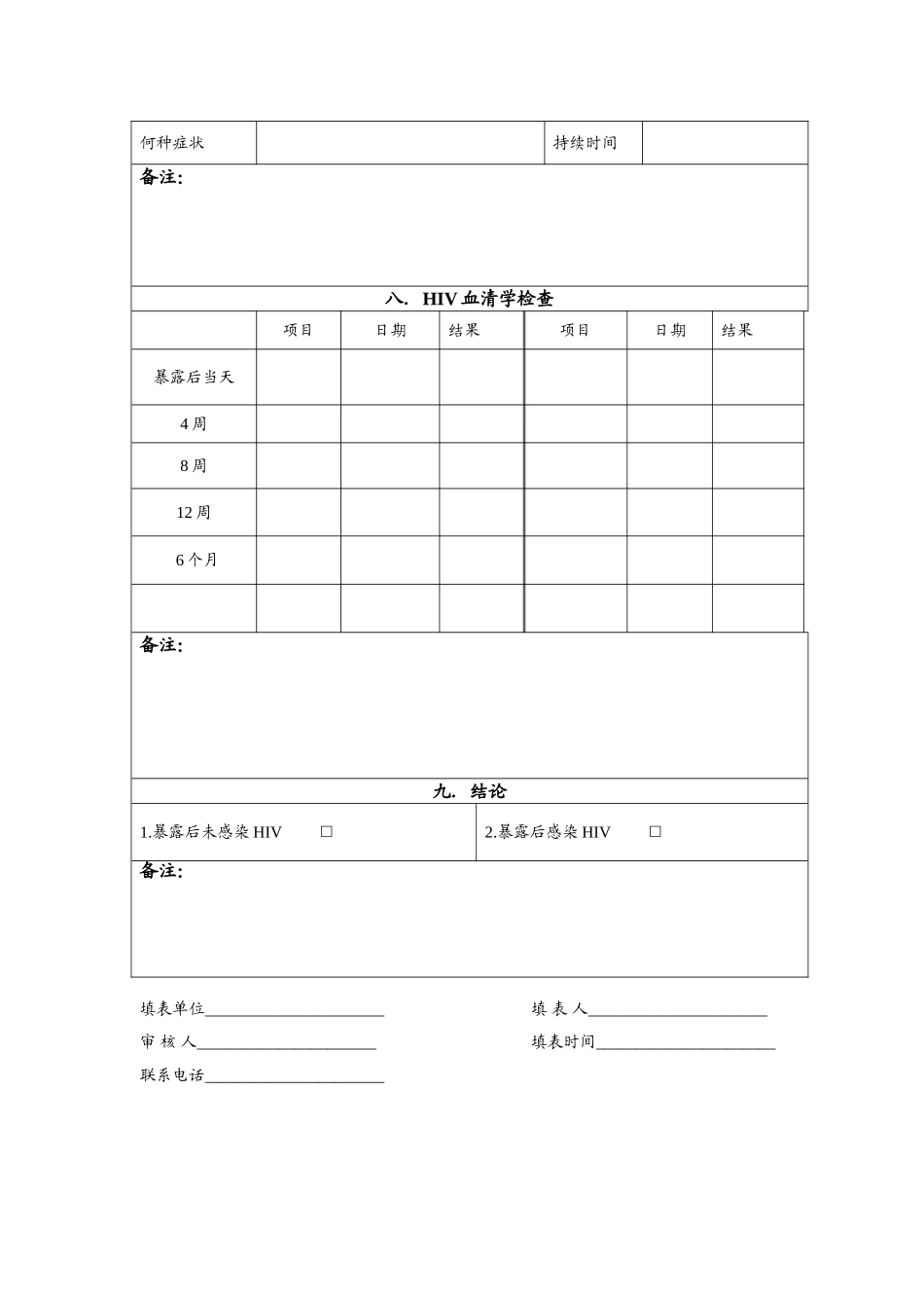 医务人员职业暴露个案登记表.doc_第3页