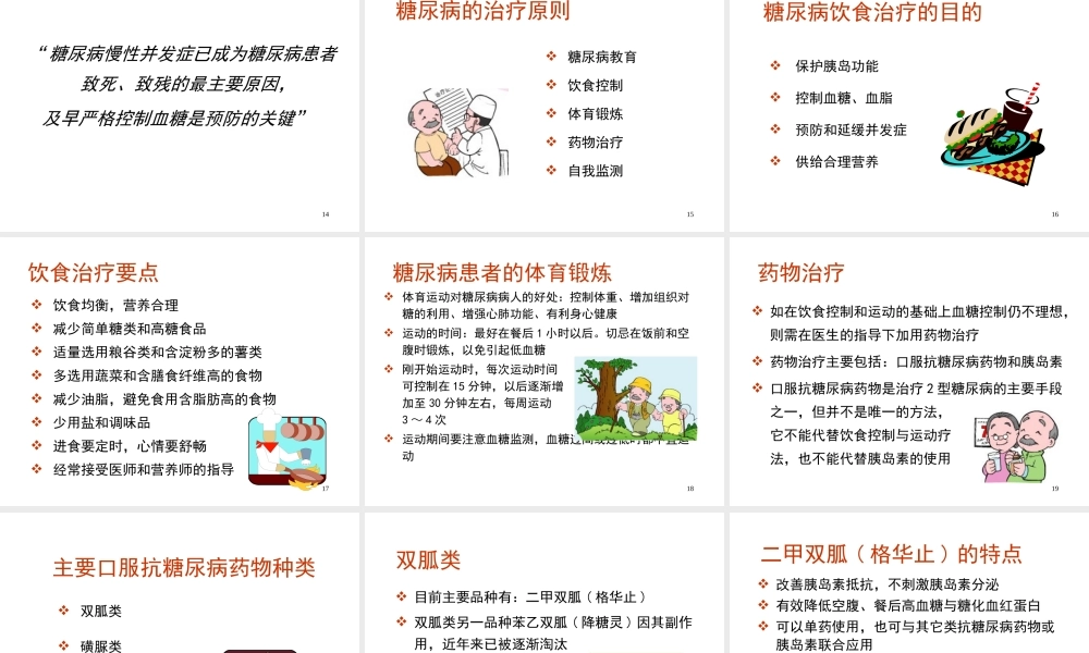 控制体重战胜糖尿病的基础.ppt