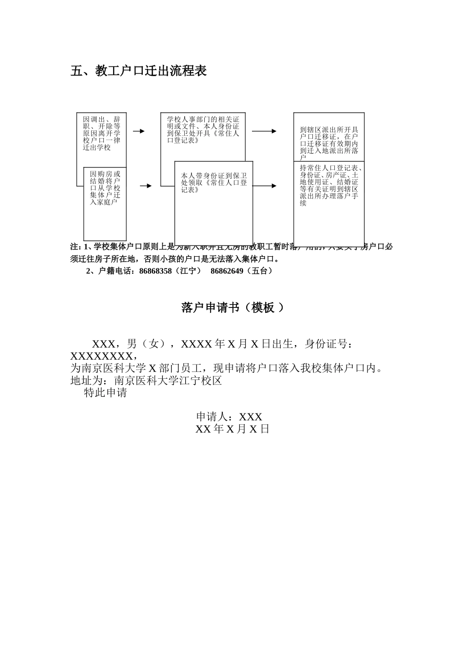 南京医科大学户籍办理流程学生户口迁入流程户口迁移证注意.doc_第3页