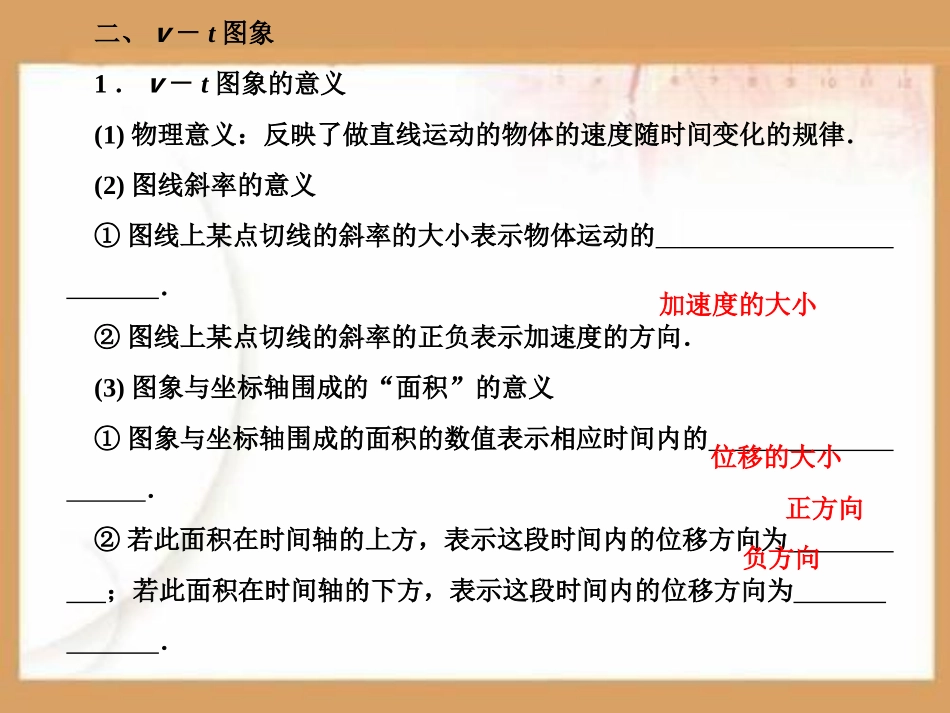 运动图象的探究分析及应用PPT课件.ppt_第3页