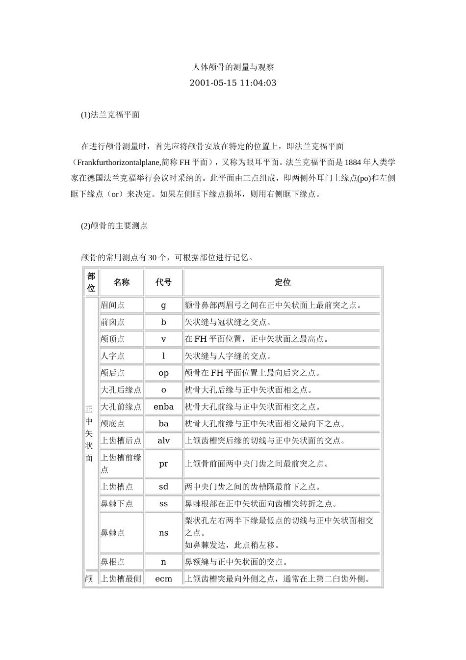 人体颅骨的测量与观察.doc_第1页