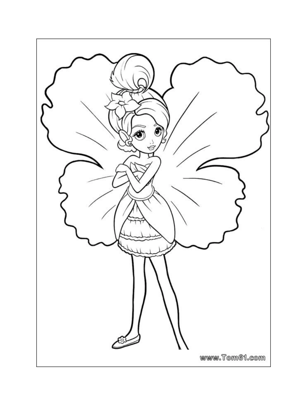 儿童公主涂色画.doc_第2页