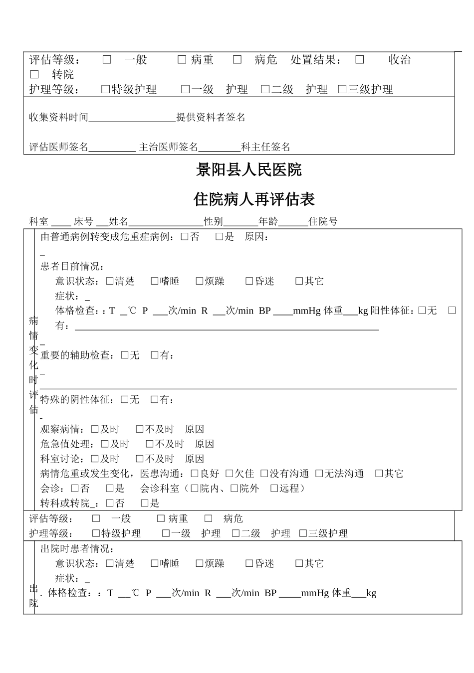 住院病人病情评估表.doc_第2页