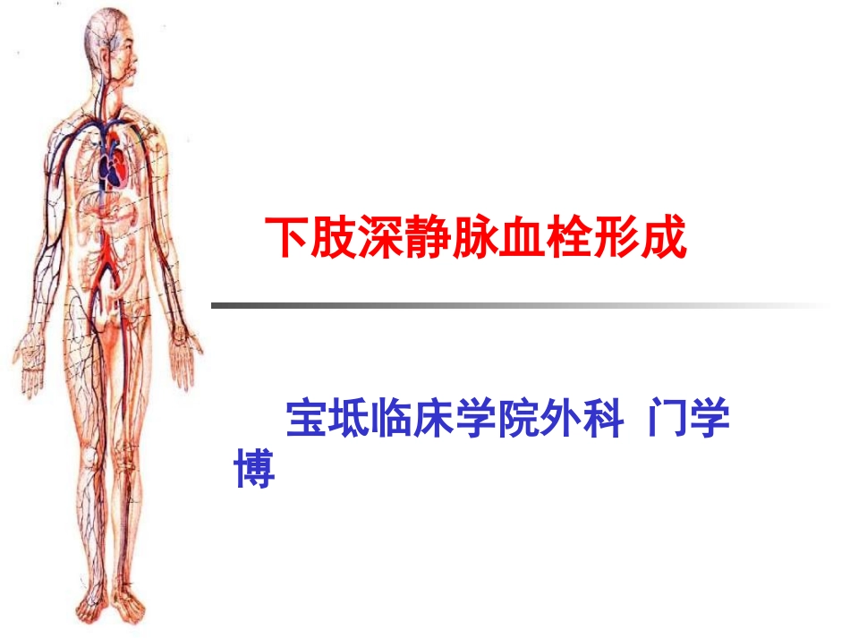 下肢深静脉血栓讲课.ppt_第1页
