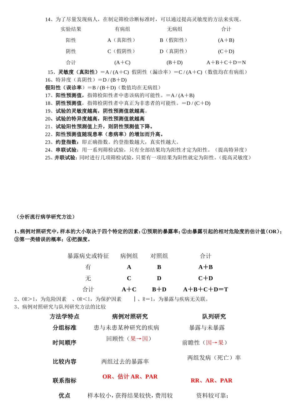 公卫执业医师复习资料——流行病学重点笔记.doc_第2页