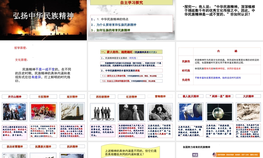 7.2最新弘扬中华民族精神2018.ppt