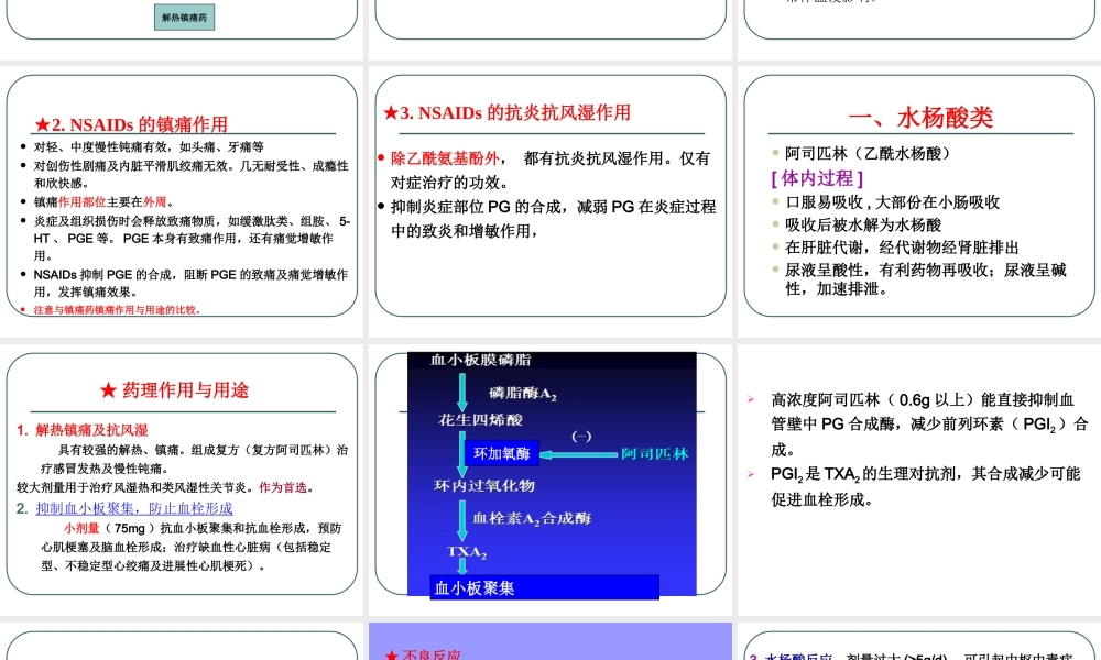 C6-6解热镇痛抗炎药教程.ppt