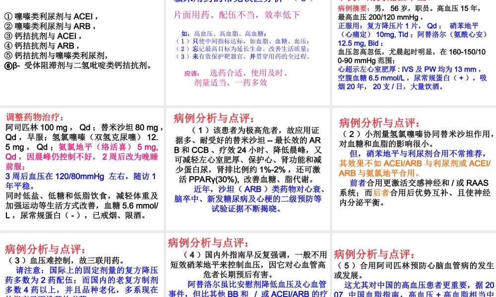 CHD合理用药及误区.ppt