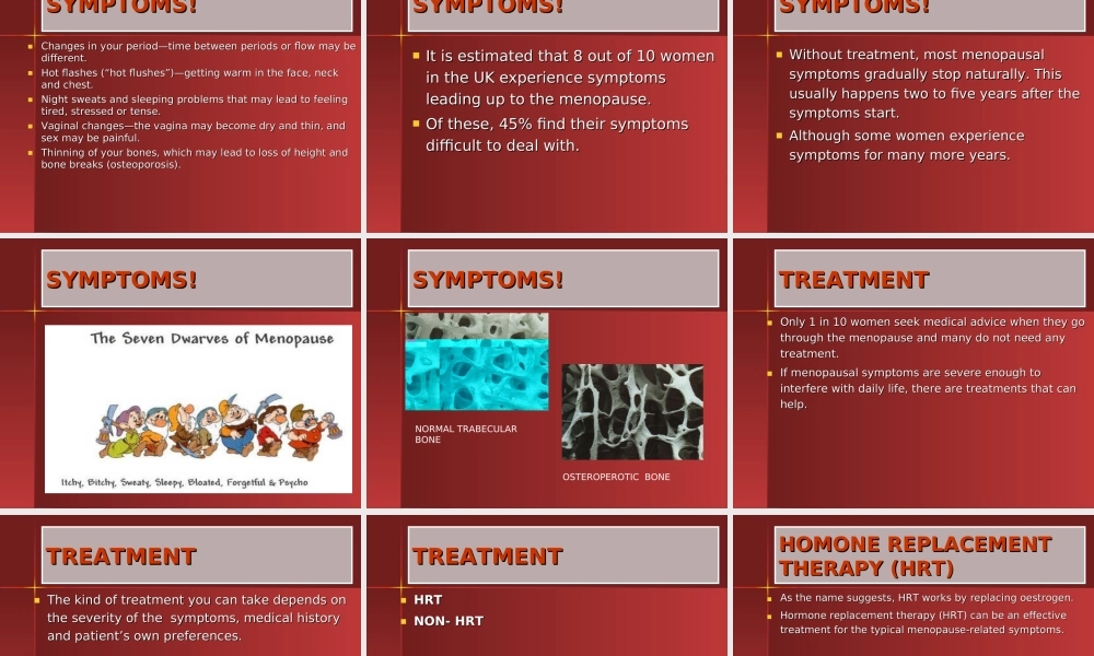 HOMONEREPLACEMENTTHERAPY(HRT)：激素替代疗法(HRT).ppt