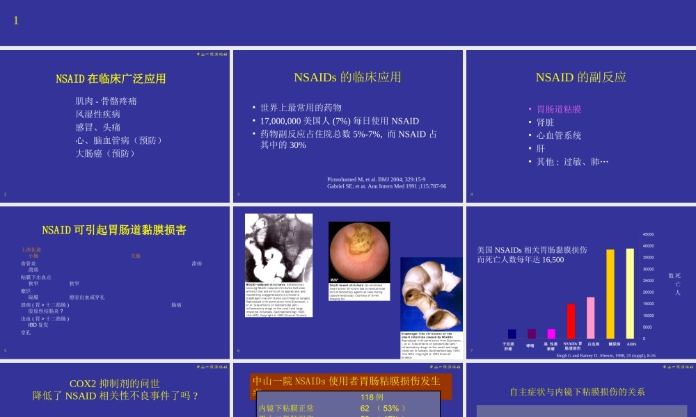 NSAID与胃肠道损伤.ppt