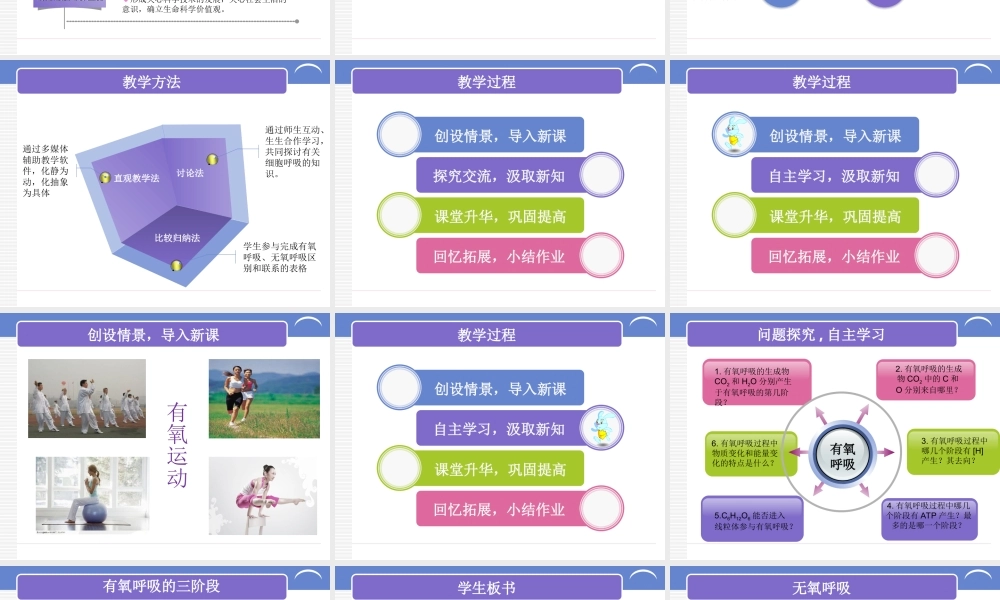 《ATP的主要来源-细胞呼吸》说课稿剖析.ppt