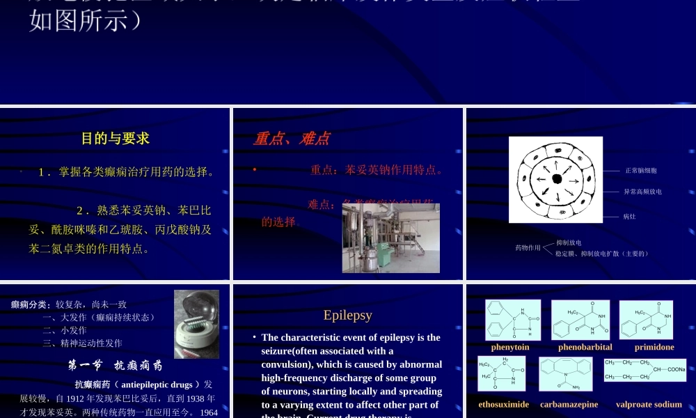 8-抗癫痫药及抗惊厥药.ppt