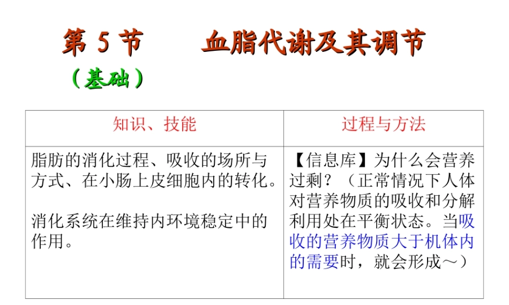 5血脂调节.ppt