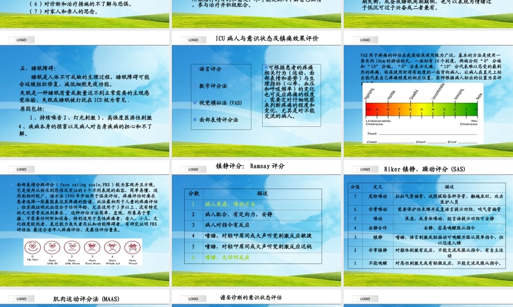 icu镇静与镇痛.ppt