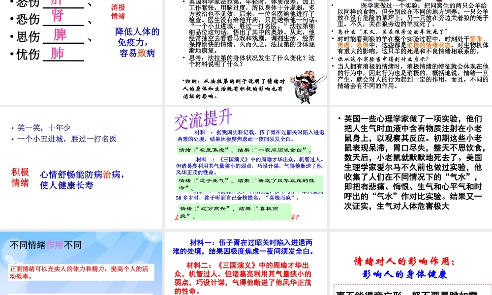 6-做情绪的主人汇总.ppt