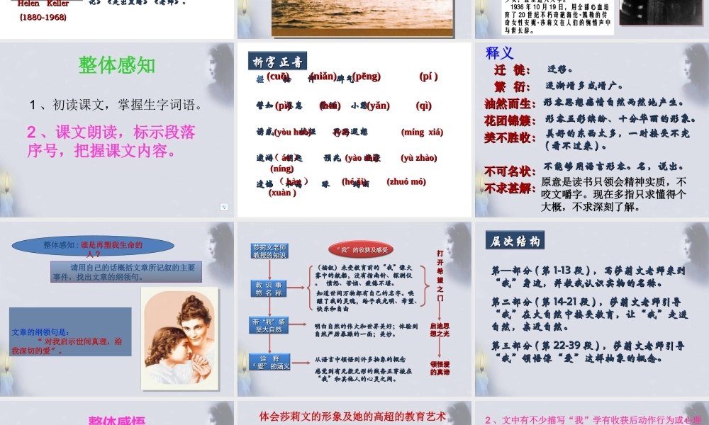 7再塑生命的人ppt精品汇总.ppt