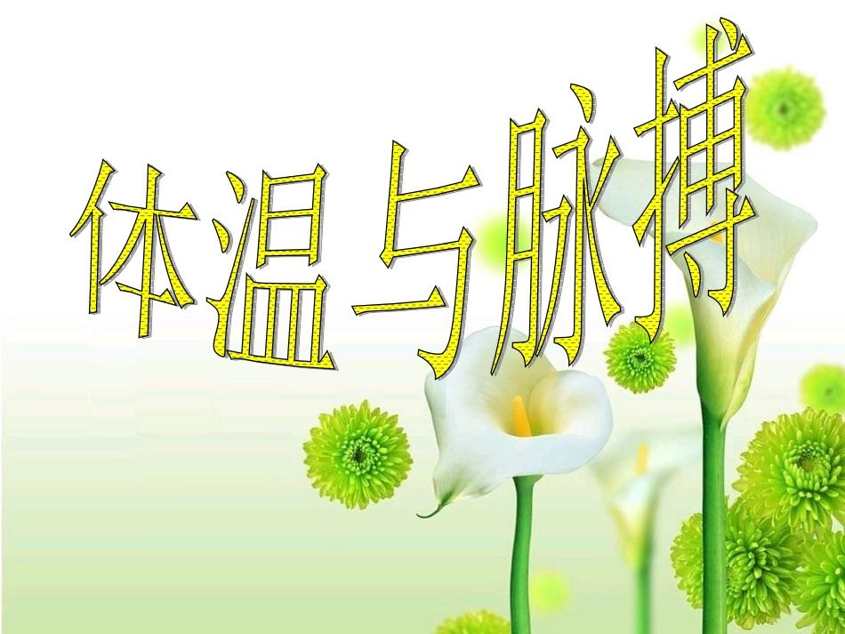 体温与脉搏ppt.ppt_第1页