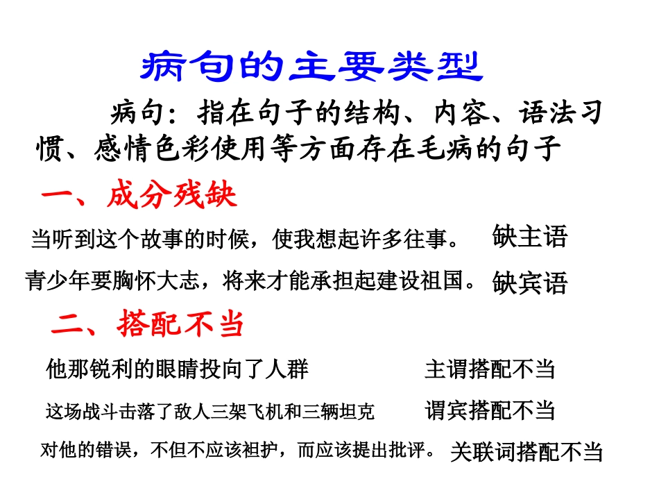 修改病句的方法技巧ppt讲解.ppt_第1页