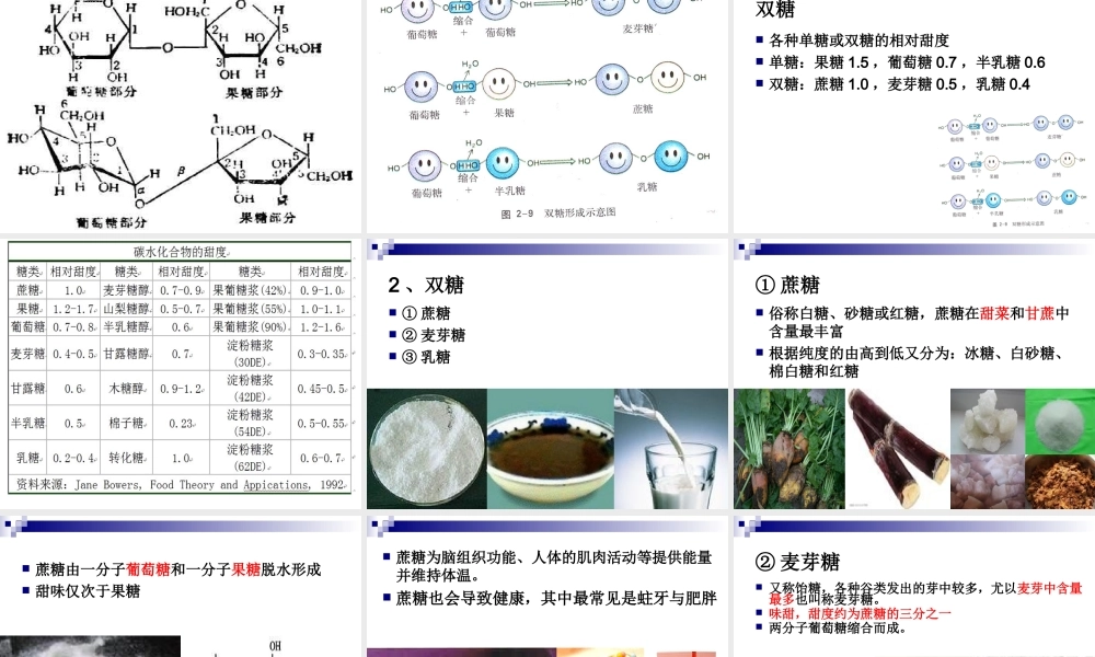 《烹饪营养学》第五讲-碳水化合物.ppt