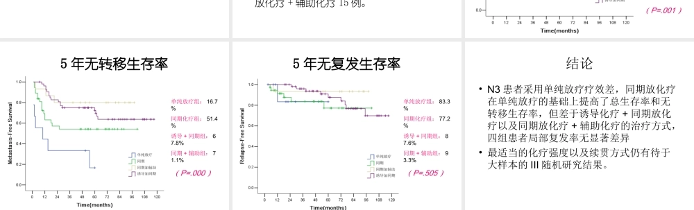 不同化疗续贯方式对N3期鼻咽癌患者预后影响重点.ppt