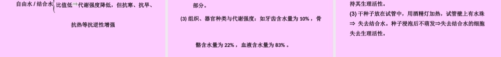 一轮复习细胞中的元素和化合物...ppt