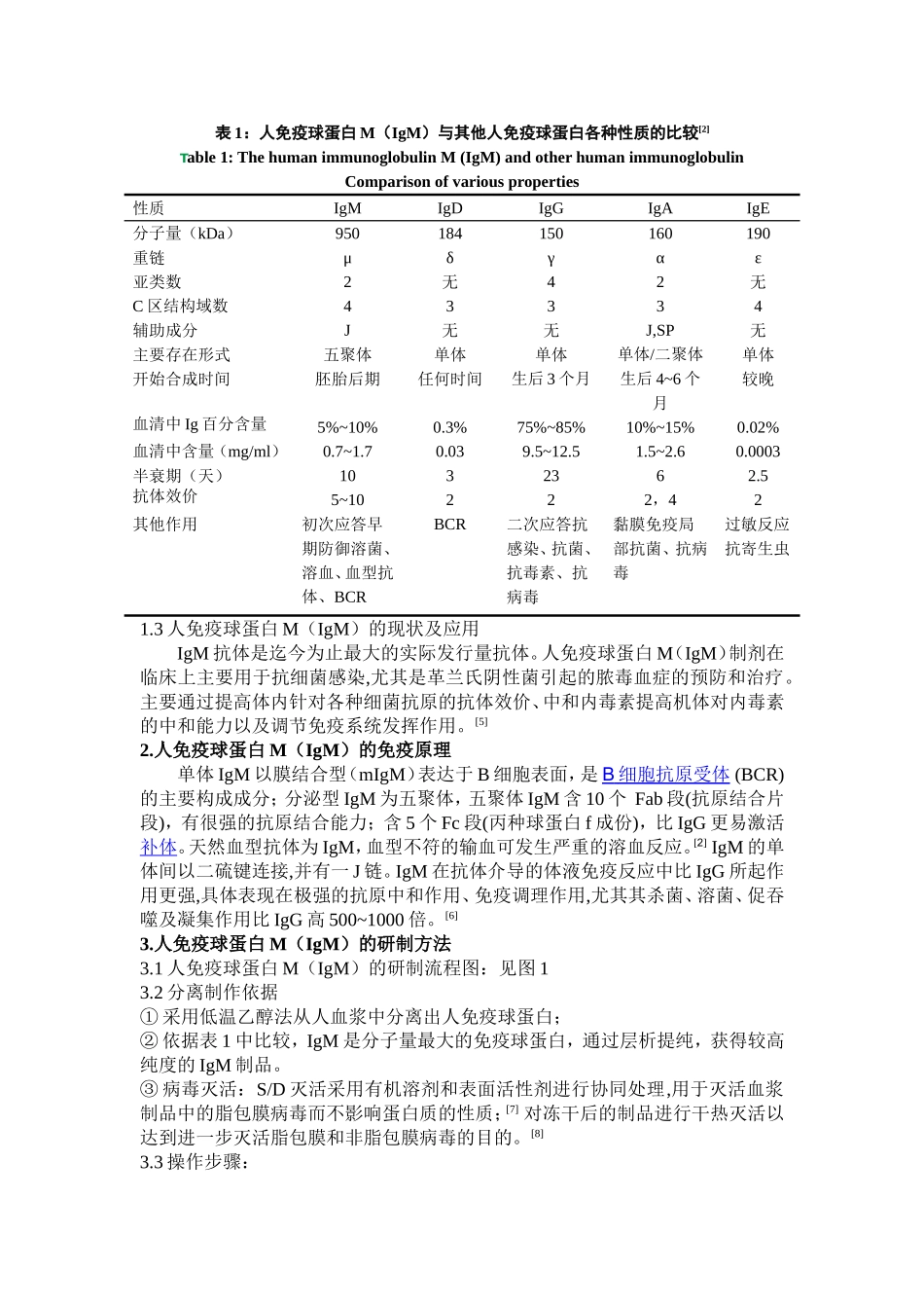 浅谈人免疫球蛋白M(IgM)的研制.doc_第2页