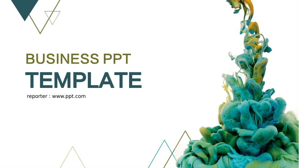 创意颜料入水艺术设计PPT模板-1.pptx_第1页