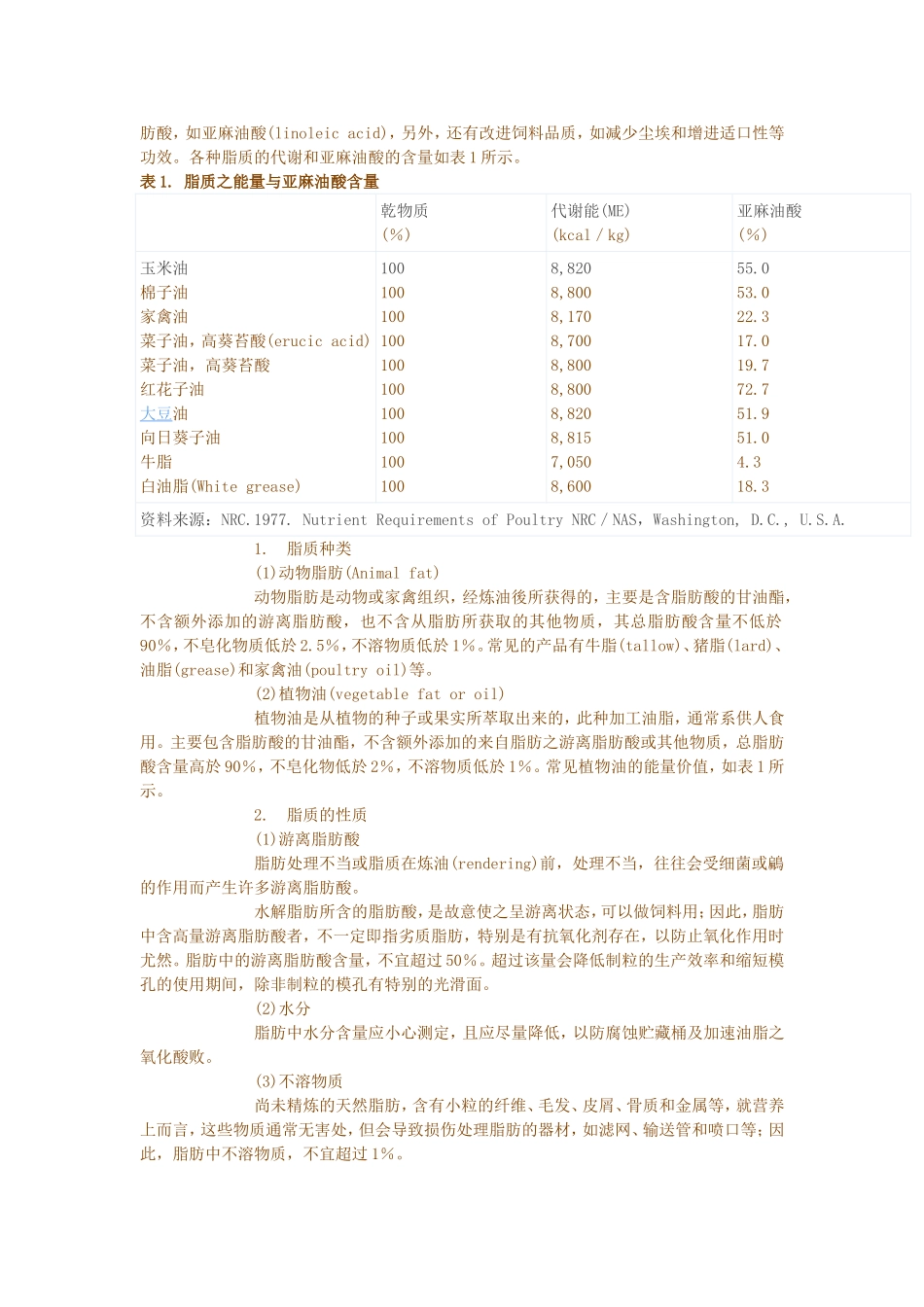 常用养鸡饲料原料的营养成份与特性.doc_第3页