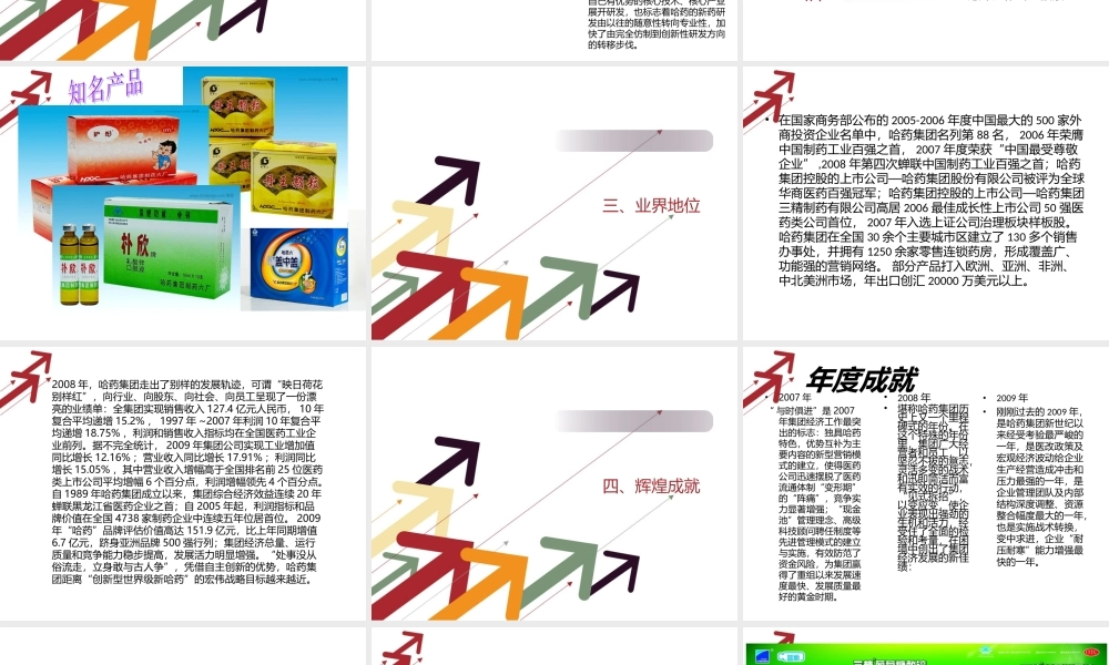 哈药着名品牌-红软基地.ppt