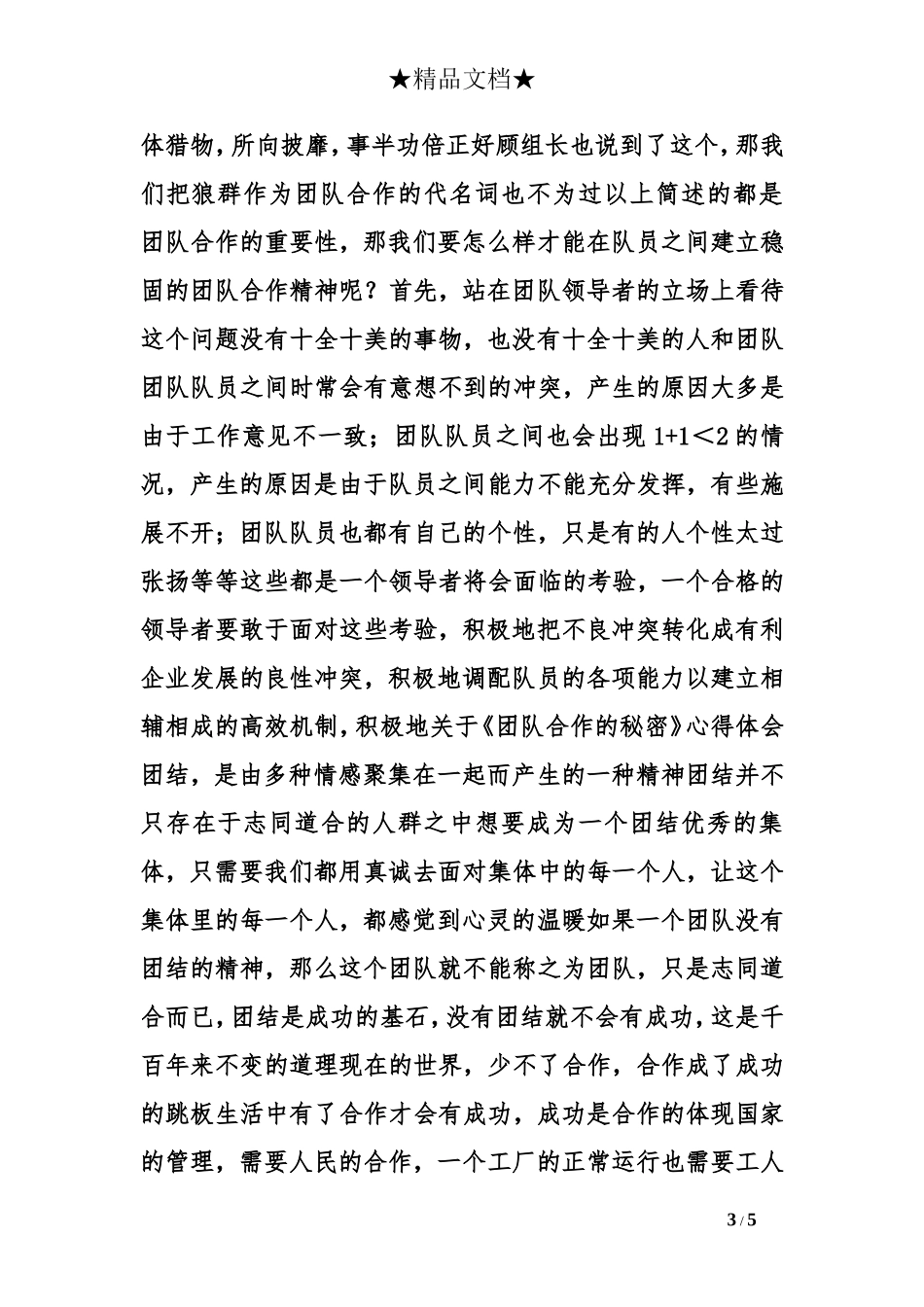 团队合作精神心得体会.doc_第3页