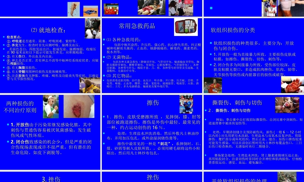 411运动损伤急救1.ppt