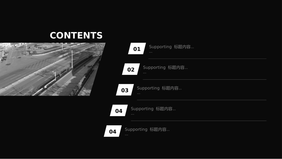 时尚艺术黑色杂志风PPT模板.pptx_第2页