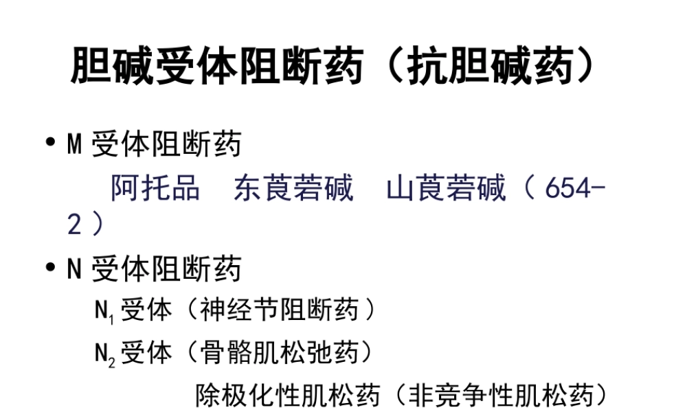 8M胆碱受体阻断药.ppt