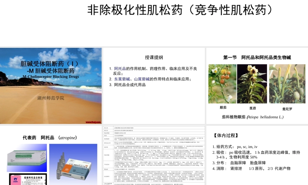 8M胆碱受体阻断药.ppt